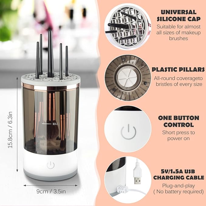 GIRLIFY™-Electric Makeup Brush Cleaner